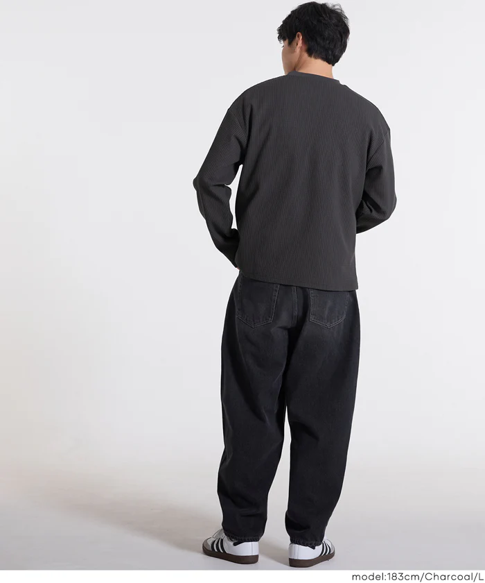 セール★2490円→1990円 EAZY TEX ワッフルロンT メンズ メール便不可 - Image 5