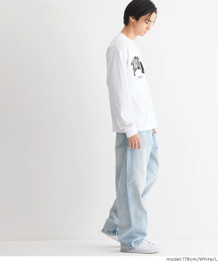 セール★1690円→1490円 カレッジプリントロンT メンズ メール便不可 - Image 3