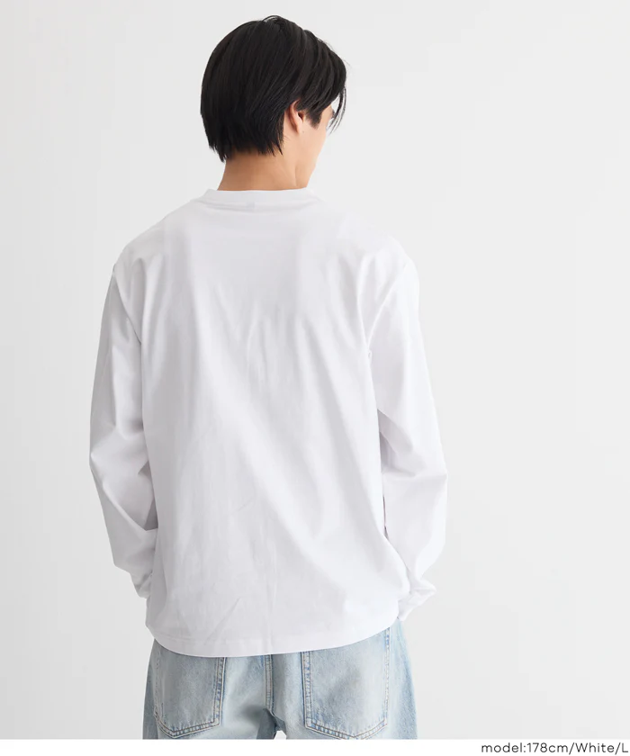 セール★1690円→1490円 カレッジプリントロンT メンズ メール便不可 - Image 4
