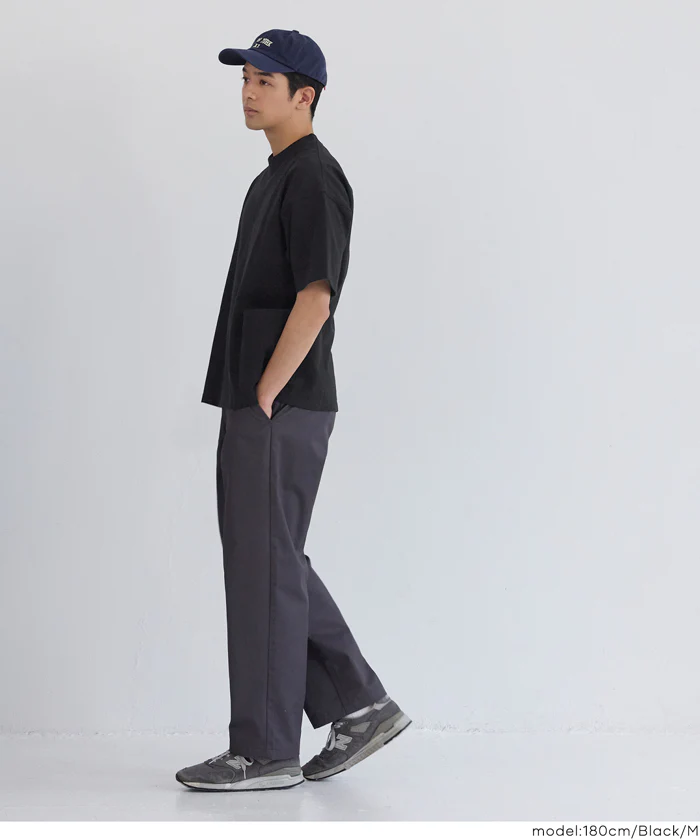 ヘビーウェイト裾ダブルポケットTシャツ メンズ レディース メール便不可 - Image 7