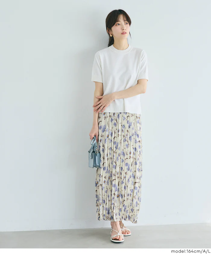 ワッシャープリーツスカート レディース メール便不可 - Image 7