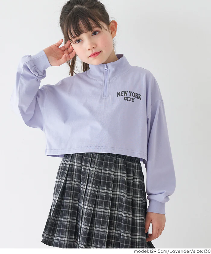 セール★1990円→1690円 ハーフジップトップス＆タンクトップ 2点セット キッズ メール便不可 - Image 2