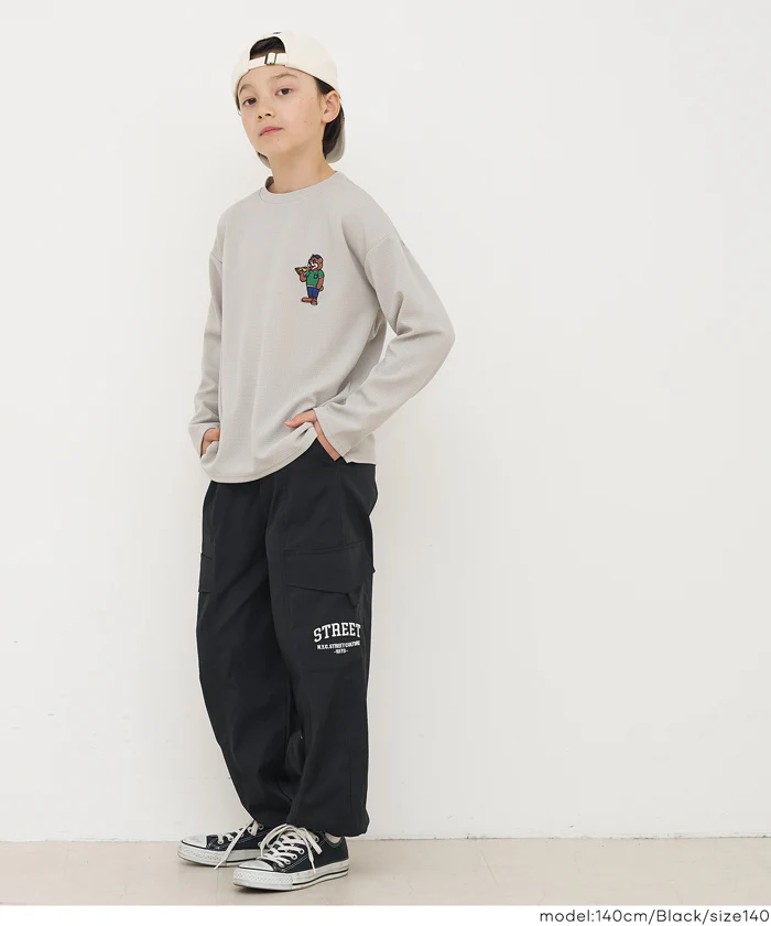 刺繍パラシュートパンツ キッズ メール便不可 - Image 11