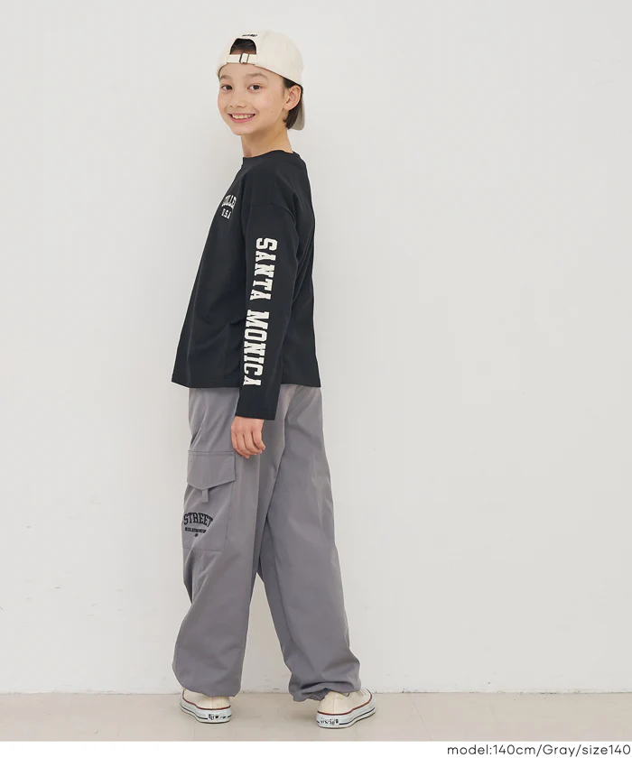 刺繍パラシュートパンツ キッズ メール便不可 - Image 7