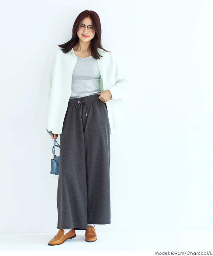 裏毛スウェットワイドパンツ レディース メール便不可 - Image 10