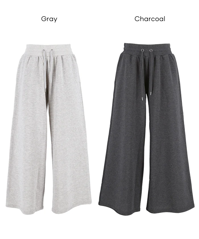 裏毛スウェットワイドパンツ レディース メール便不可 - Image 17