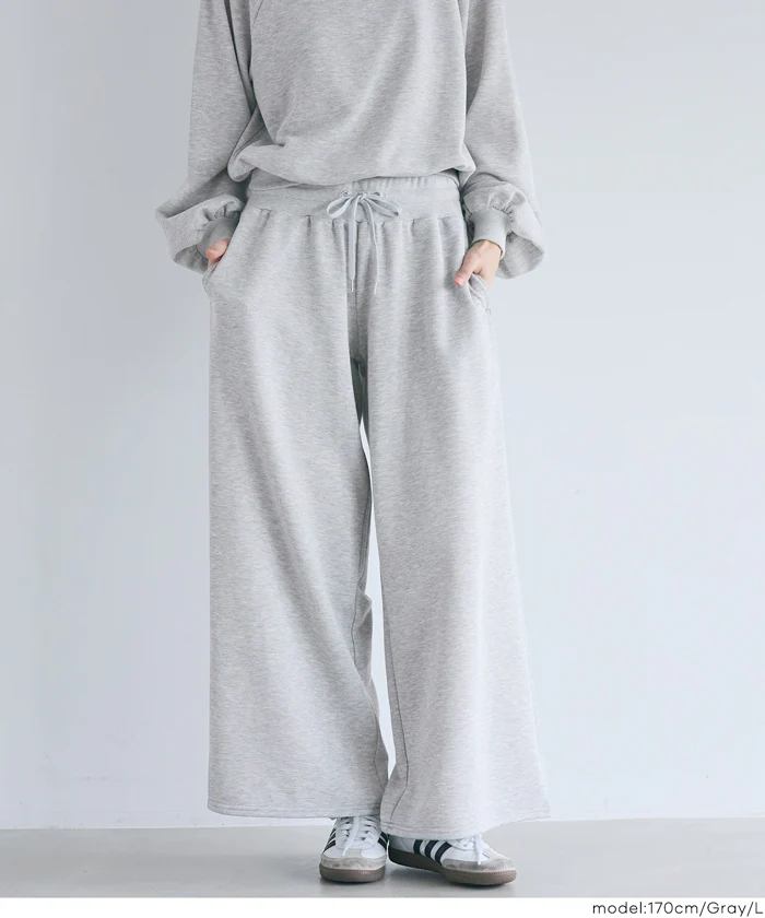 裏毛スウェットワイドパンツ レディース メール便不可 - Image 8