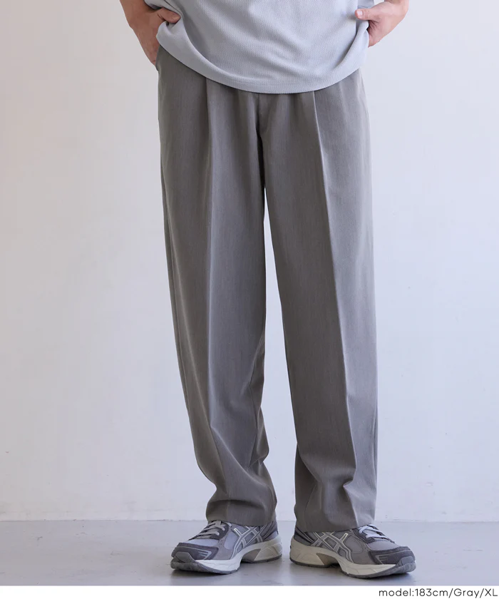梳毛ライクスラックスパンツ メンズ メール便不可 - Image 10