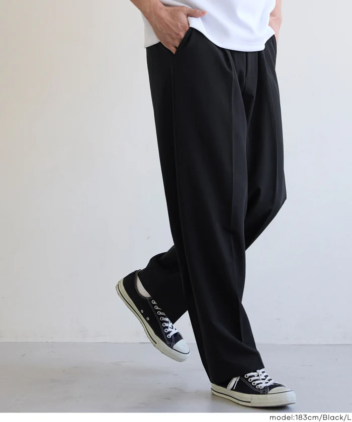 梳毛ライクスラックスパンツ メンズ メール便不可 - Image 4