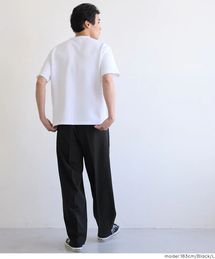 梳毛ライクスラックスパンツ メンズ メール便不可 - Image 5