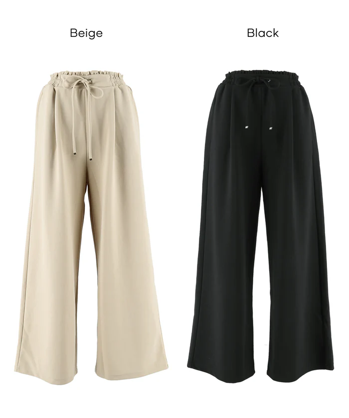 カットジョーゼットイージーパンツ レディース メール便不可 - Image 16