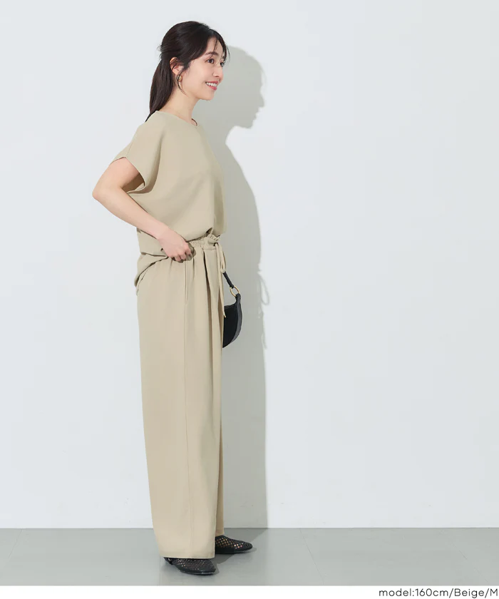 カットジョーゼットイージーパンツ レディース メール便不可 - Image 7