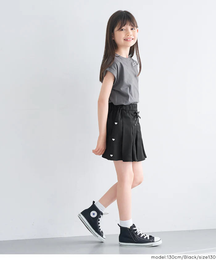 ハートラインプリーツスカート キッズ メール便不可 - Image 7