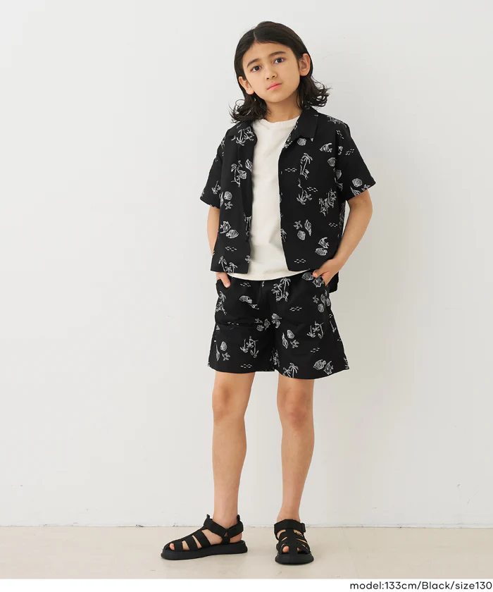 総柄開襟シャツ キッズ メール便可 - Image 10