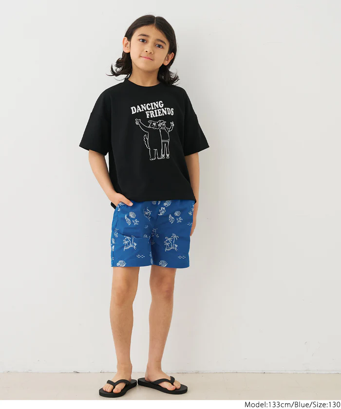総柄ショートパンツ キッズ メール便可 - Image 2