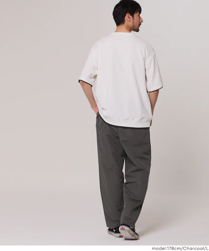 ワイドテーパードイージーパンツ メンズ メール便不可 - Image 4