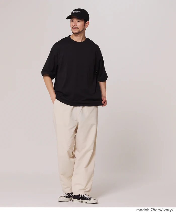 ワイドテーパードイージーパンツ メンズ メール便不可 - Image 7