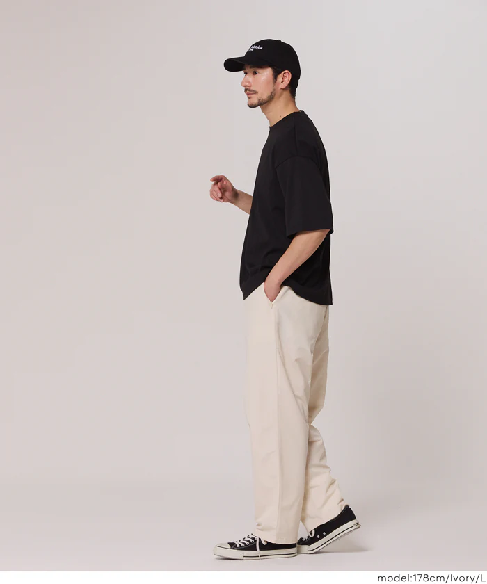 ワイドテーパードイージーパンツ メンズ メール便不可 - Image 9