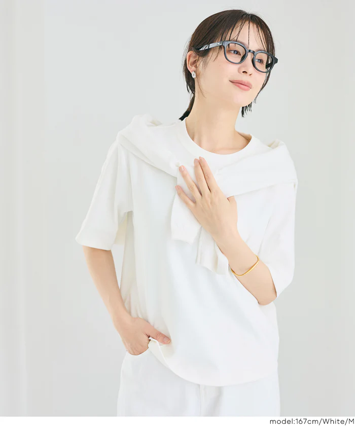 EAZY TEX オーバーサイズTシャツ レディース メール便可 【田中里奈様着用】mrb - Image 9