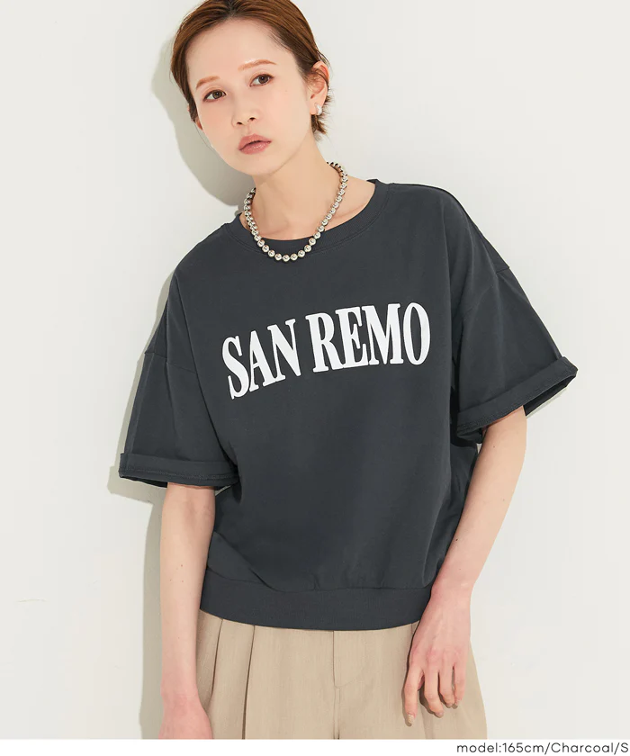 T-スウェット半袖トップス レディース メール便不可 - Image 10