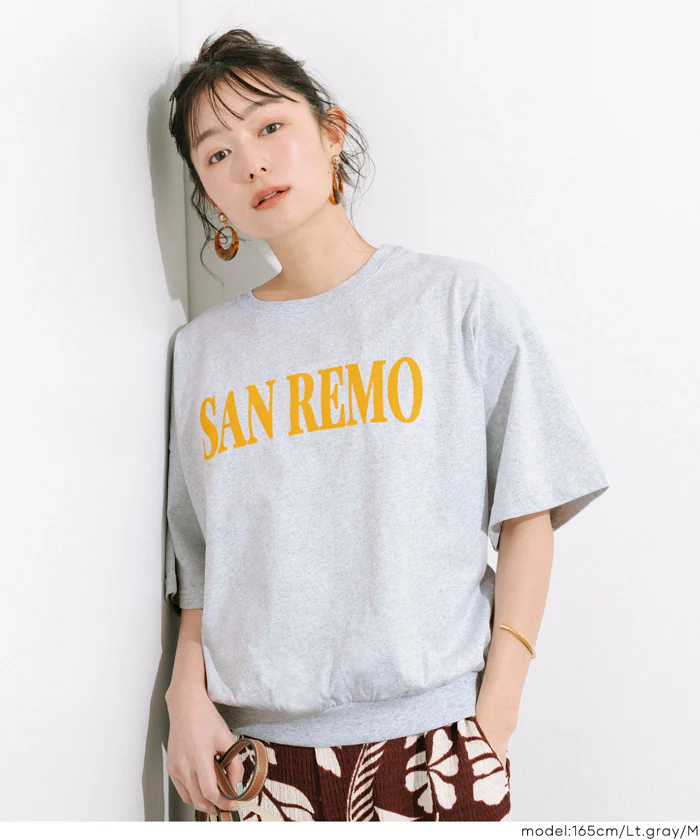T-スウェット半袖トップス レディース メール便不可 - Image 7