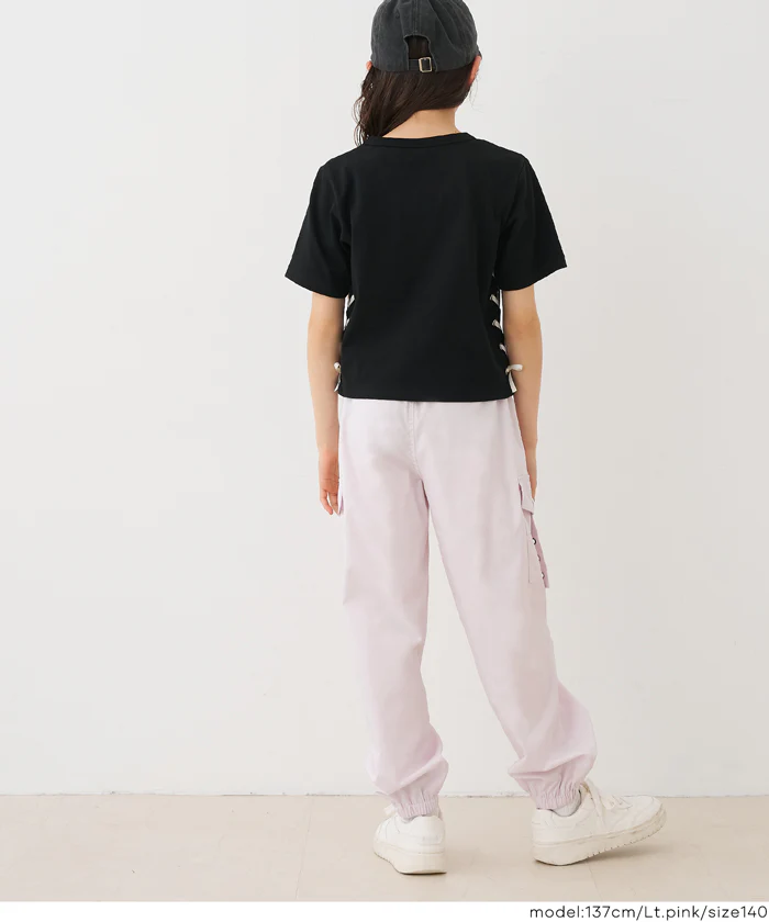 ハートバックルパラシュートパンツ キッズ メール便不可 - Image 4