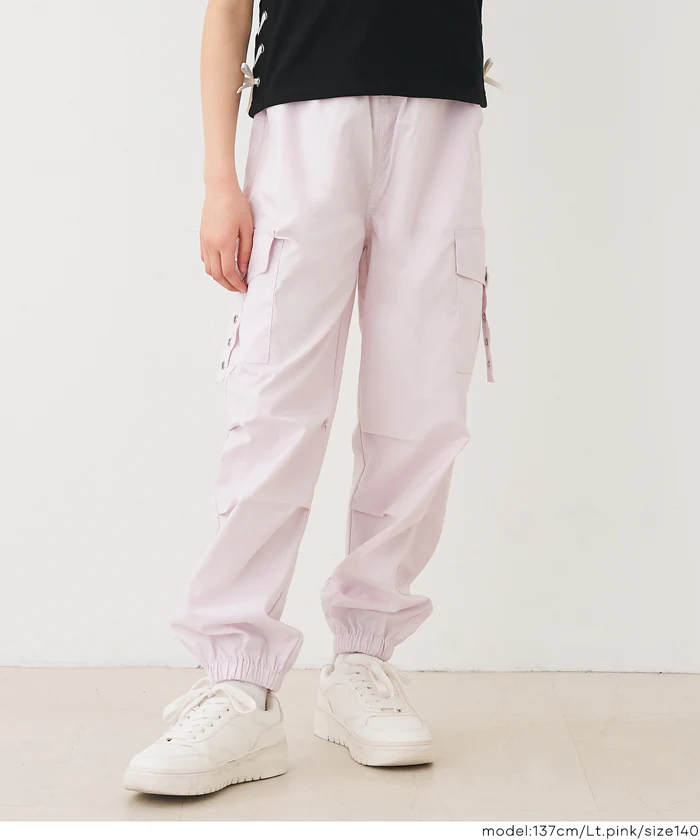 ハートバックルパラシュートパンツ キッズ メール便不可 - Image 5