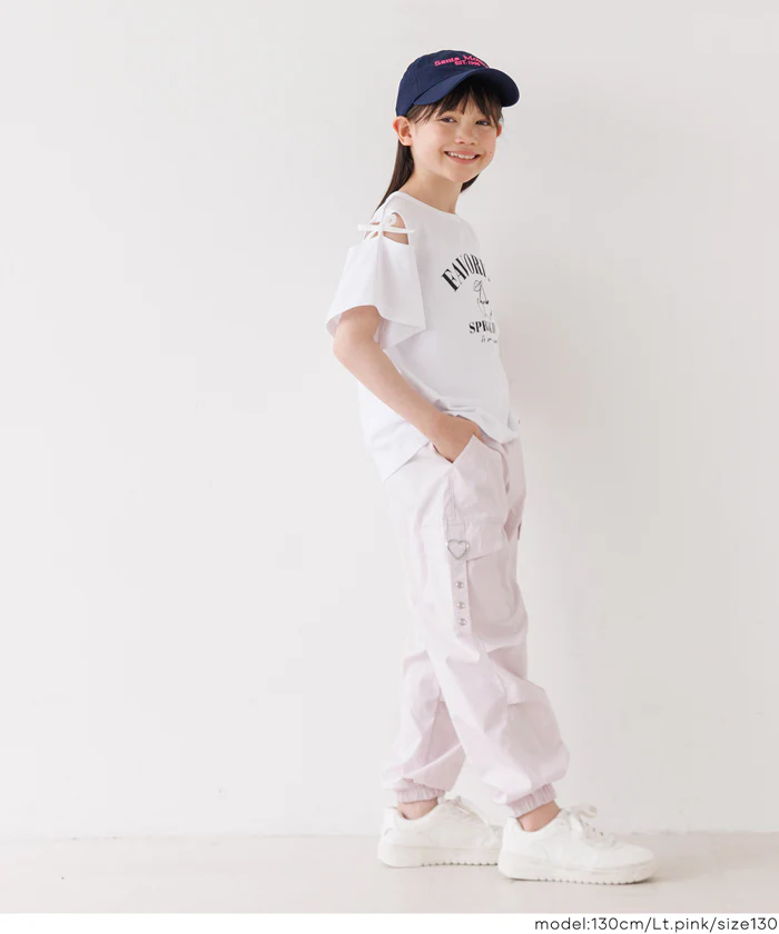 ハートバックルパラシュートパンツ キッズ メール便不可 - Image 6