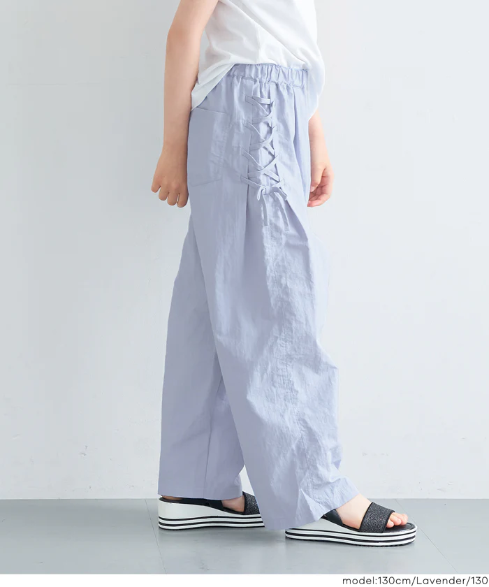 レースアップワイドパンツ キッズ メール便不可 - Image 10