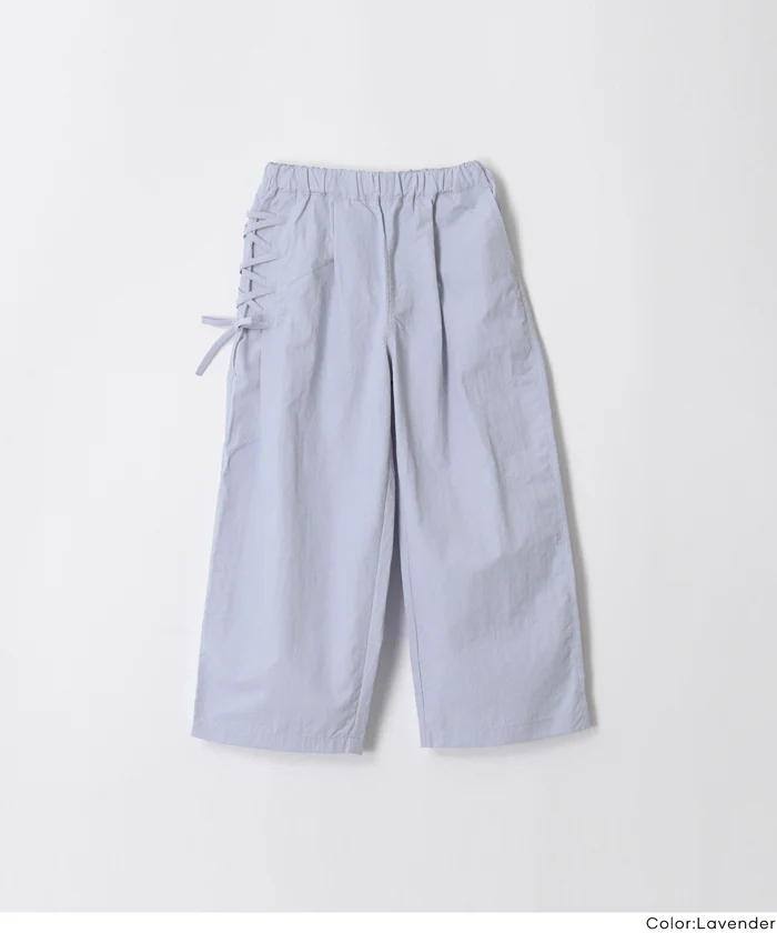 レースアップワイドパンツ キッズ メール便不可 - Image 15