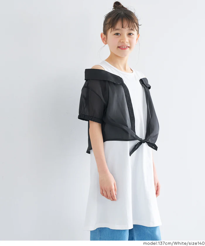 シアーシャツドッキングワンピ―ス キッズ メール便不可 - Image 13