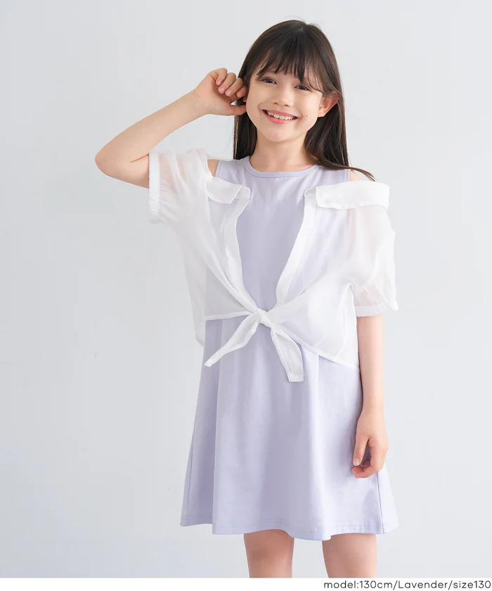 シアーシャツドッキングワンピ―ス キッズ メール便不可 - Image 6
