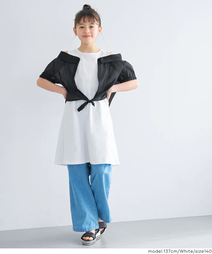 シアーシャツドッキングワンピ―ス キッズ メール便不可 - Image 8