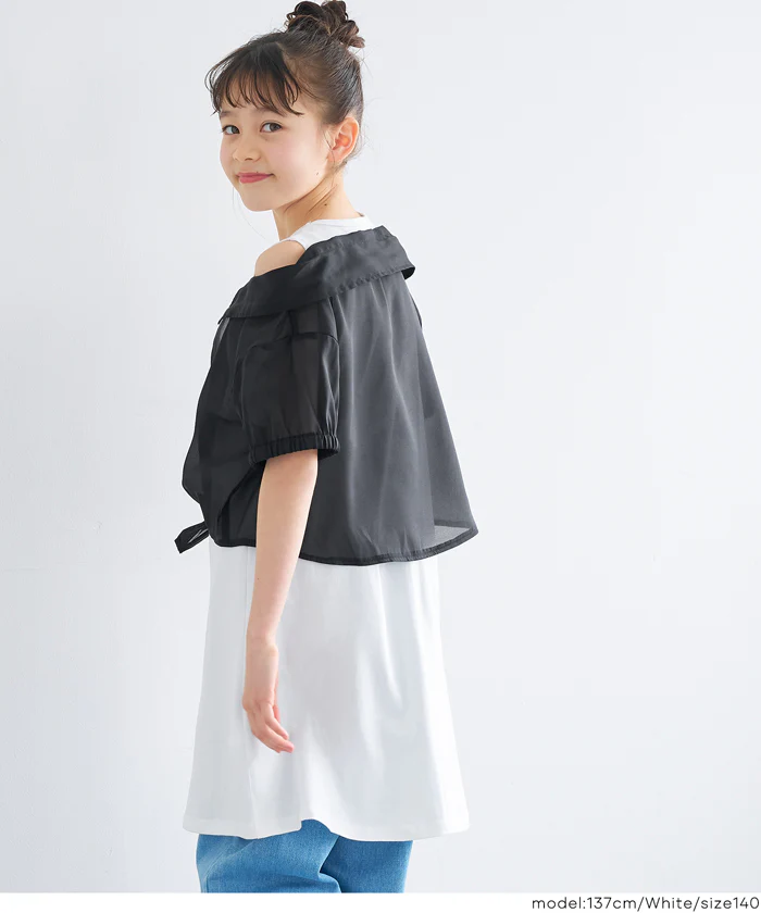 シアーシャツドッキングワンピ―ス キッズ メール便不可 - Image 9