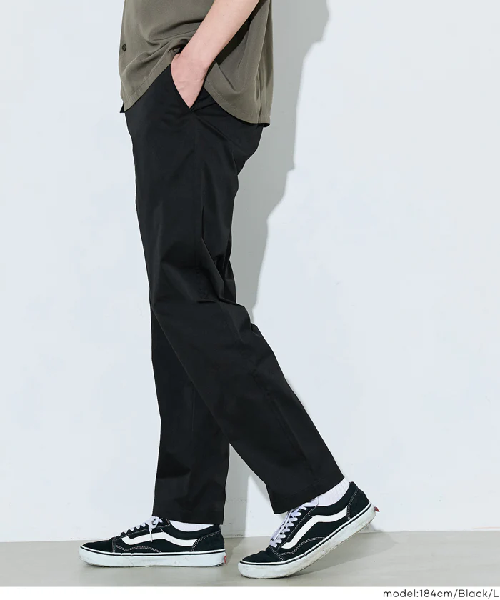 ポリエステルツイルスリムパンツ メンズ メール便不可 - Image 3