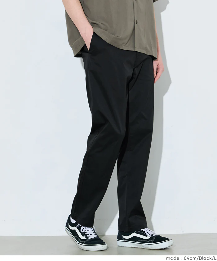 ポリエステルツイルスリムパンツ メンズ メール便不可 - Image 5