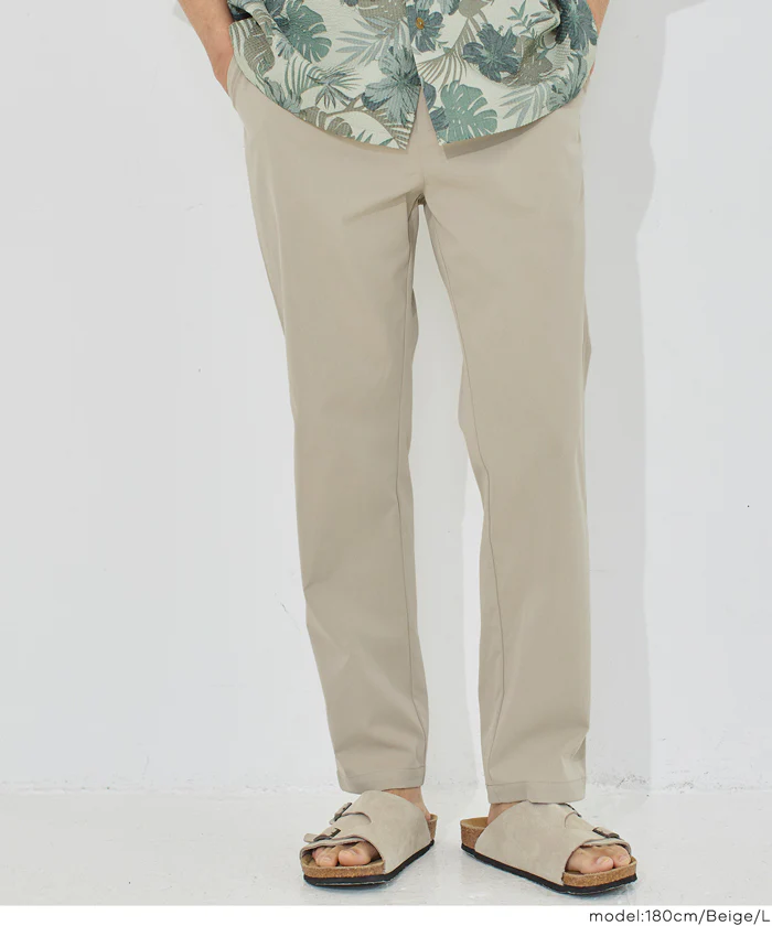 ポリエステルツイルスリムパンツ メンズ メール便不可 - Image 7