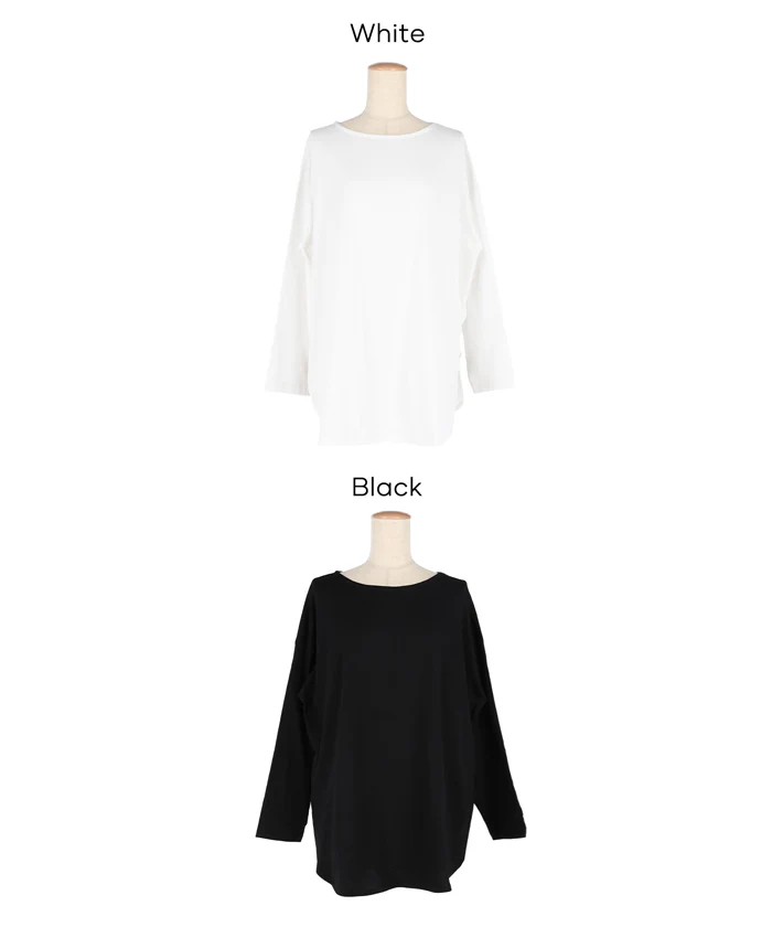 セール★990円→890円 レギュラーオンスコットンサイドスリットビッグTシャツ レディース メール便不可 - Image 20