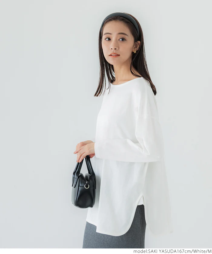【旧仕様】レギュラーオンスコットンサイドスリットビッグTシャツ レディース メール便不可 coca コカ - Image 3