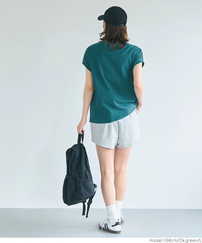 COTTON from the U.S.モックネックTシャツ レディース メール便可 - Image 12