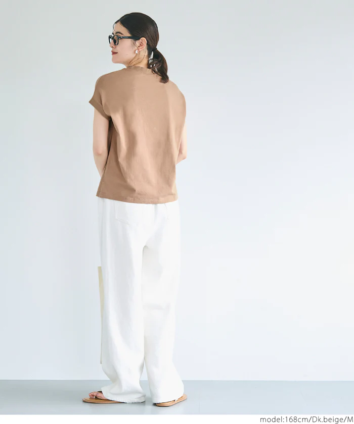 COTTON from the U.S.モックネックTシャツ レディース メール便可 - Image 9