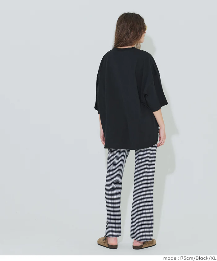 GW限定セール★ レギュラーオンス５分袖ビックTシャツ レディース メール便可 - Image 11
