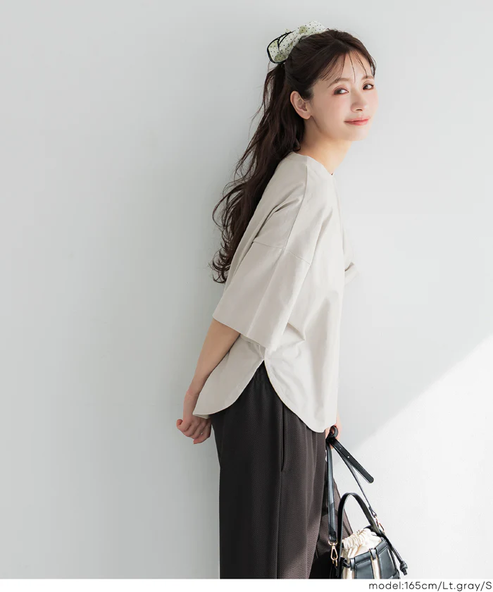 GW限定セール★ レギュラーオンス５分袖ビックTシャツ レディース メール便可 - Image 13