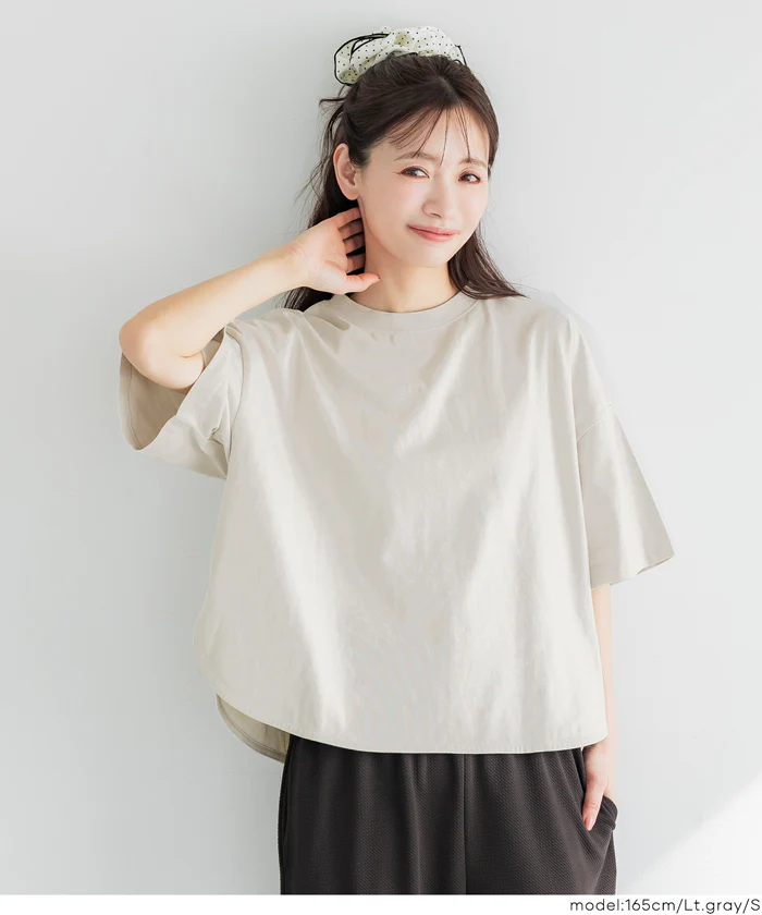 GW限定セール★ レギュラーオンス５分袖ビックTシャツ レディース メール便可 - Image 14