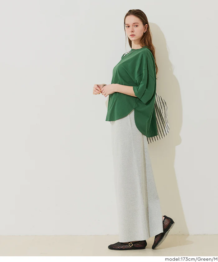 GW限定セール★ レギュラーオンス５分袖ビックTシャツ レディース メール便可 - Image 16