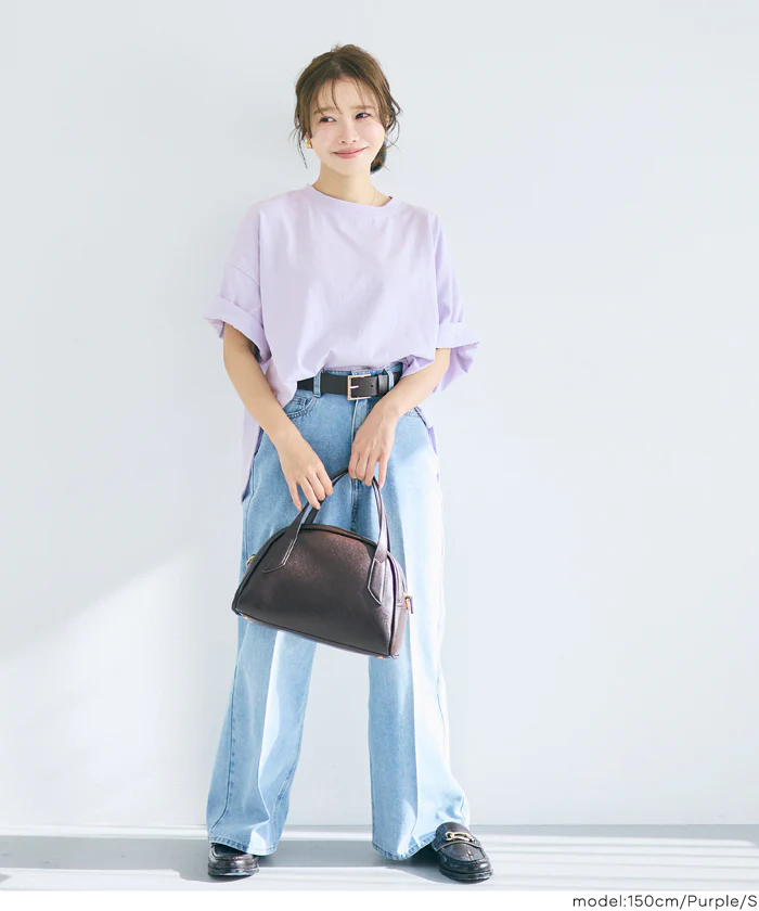 GW限定セール★ レギュラーオンス５分袖ビックTシャツ レディース メール便可 - Image 19