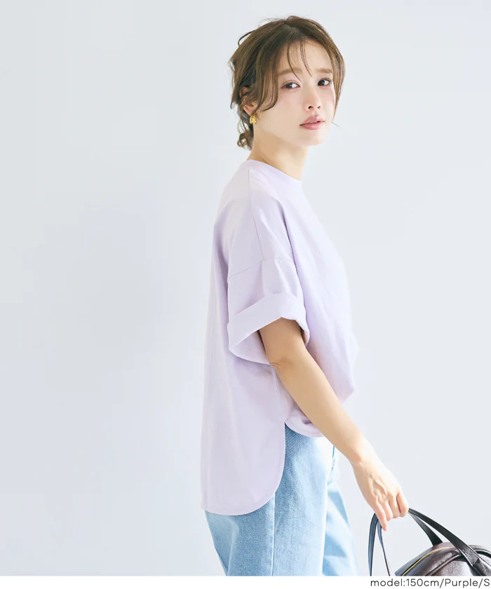 GW限定セール★ レギュラーオンス５分袖ビックTシャツ レディース メール便可 - Image 20