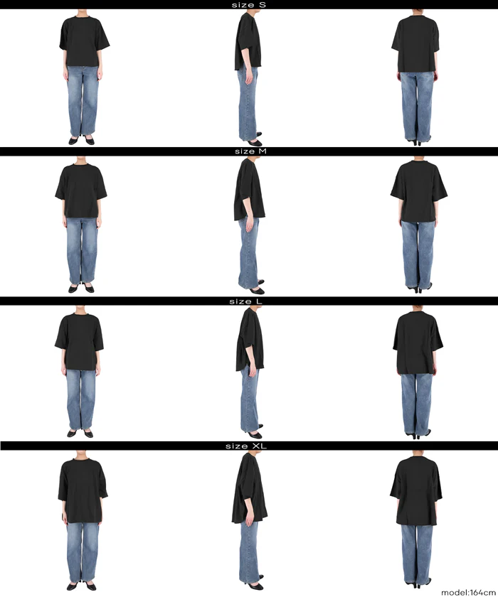 GW限定セール★ レギュラーオンス５分袖ビックTシャツ レディース メール便可 - Image 21