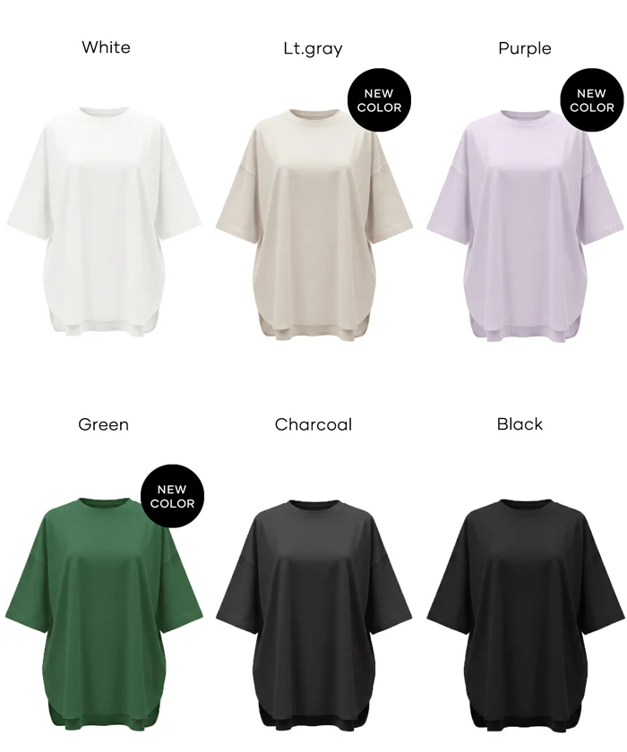 GW限定セール★ レギュラーオンス５分袖ビックTシャツ レディース メール便可 - Image 23