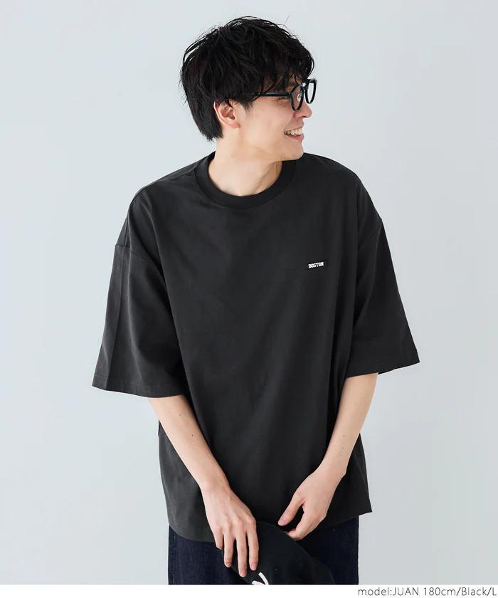 セール★1690円→990円 Tシャツ メンズ カットソー シリコンラバーワッペン ドロップショルダー ビッグシルエット ワンポイント 半袖 ロゴ メール便不可 24ss coca コカ - Image 11